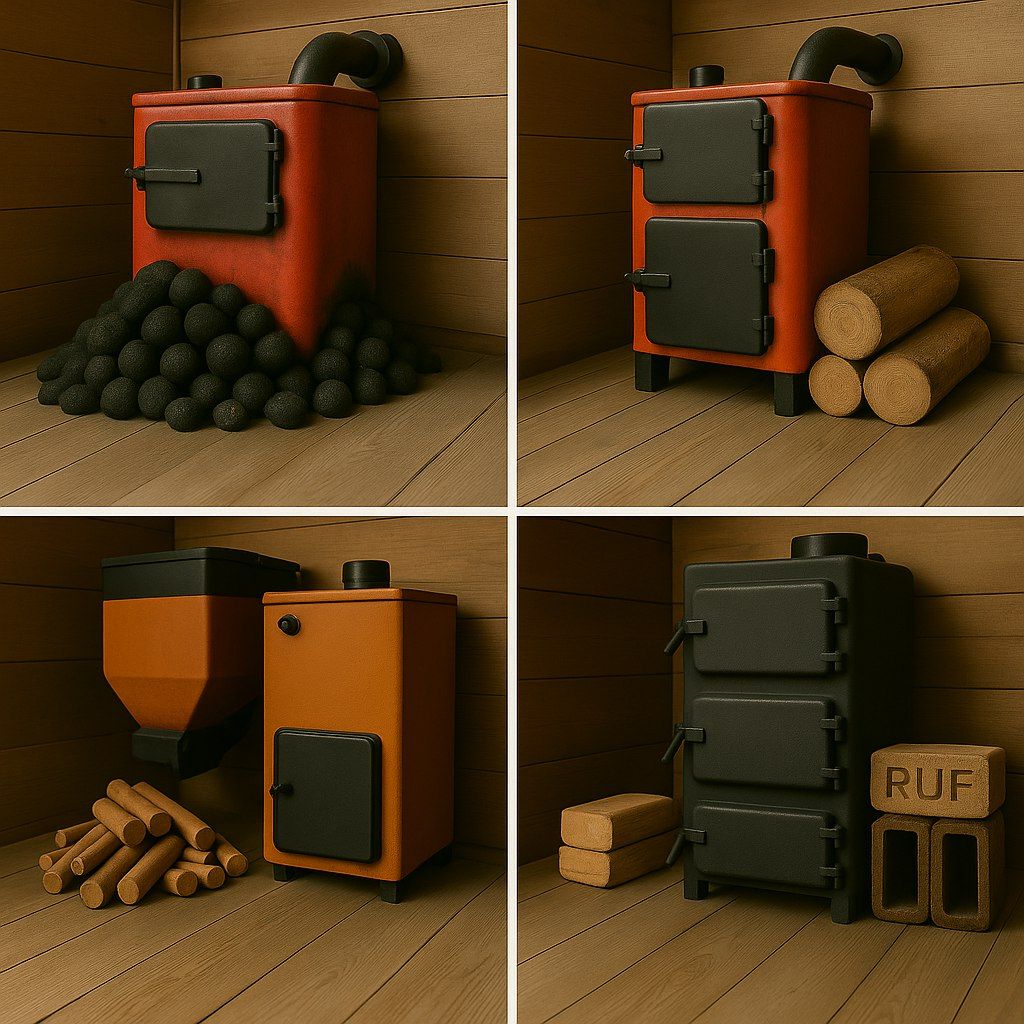 Как выбрать котел под конкретный тип твердого топлива