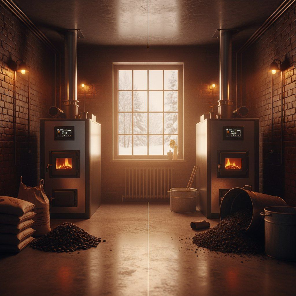 Плюсы и минусы угля для современных котлов длительного горения